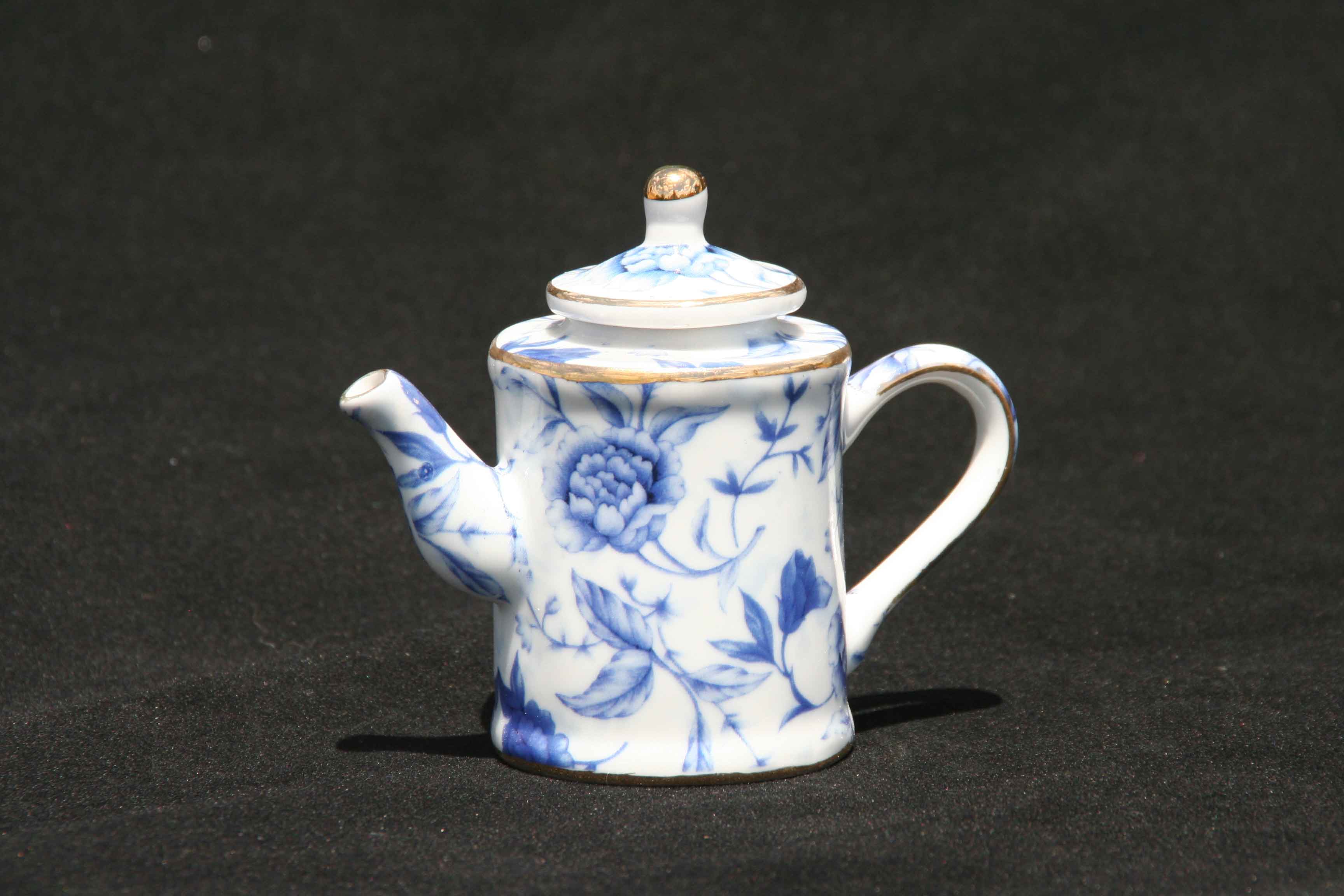 Blue Breeze Mini Teapot Jug Shape