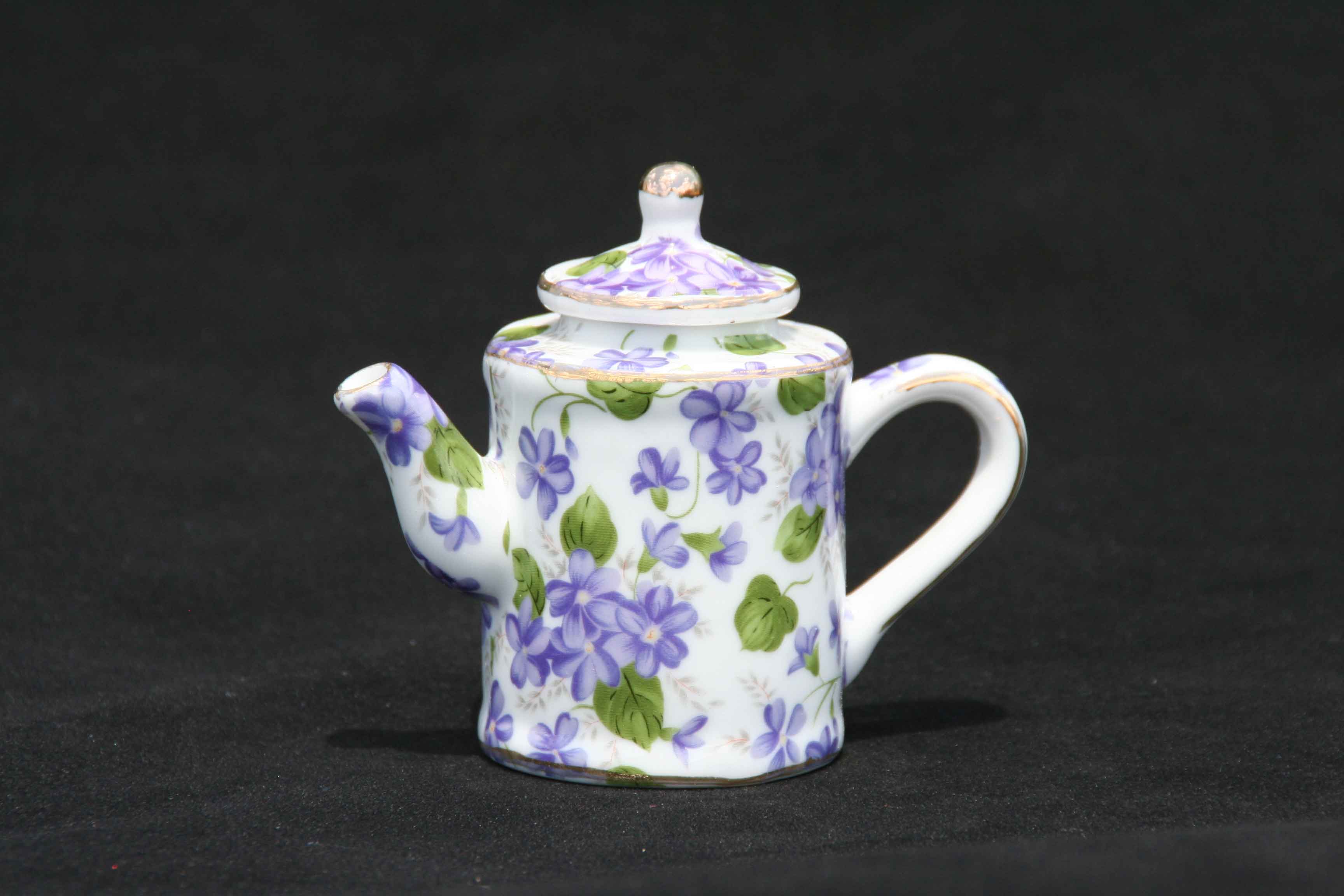 Sweet Violet Mini Teapot Jug Shape - Click Image to Close